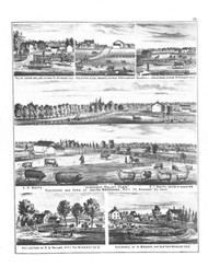 Picture Kellar, Ohio 1879 - Old Town Map Reprint - Wyandot County Atlas 26