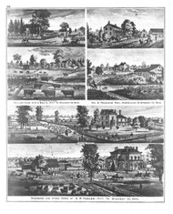 Picture Bretz, Ohio 1879 - Old Town Map Reprint - Wyandot County Atlas 27