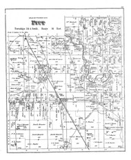 Pitt, Ohio 1879 - Old Town Map Reprint - Wyandot County Atlas 28