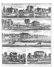 Picture Kennedy, Ohio 1879 - Old Town Map Reprint - Wyandot County Atlas 30
