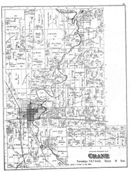 Crane, Ohio 1879 - Old Town Map Reprint - Wyandot County Atlas 44