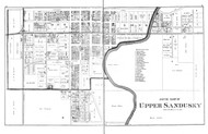 Upper Sandusky, Ohio 1879 - Old Town Map Reprint - Wyandot County Atlas 48