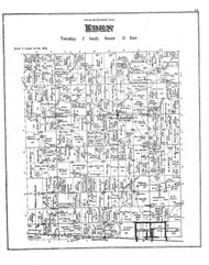Eden, Ohio 1879 - Old Town Map Reprint - Wyandot County Atlas 51