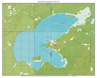 Nett Lake 1969-2013 - Custom USGS Old Topo Map - Minnesota - Nett-Pelican
