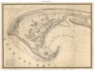 Provincetown, 1836 - Old Map Custom Print Cape Cod