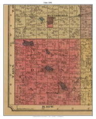 Odin, Watonwan Co. Minnesota 1898 Old Town Map Custom Print - Watonwan Co.