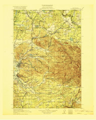 Chehalis, Washington 1916 (1916) USGS Old Topo Map Reprint 30x30 WA Quad 240431