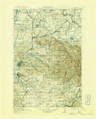 Chehalis, Washington 1916 (1941) USGS Old Topo Map Reprint 30x30 WA Quad 240432