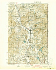Chewelah, Washington 1930 (1941) USGS Old Topo Map Reprint 30x30 WA Quad 240470
