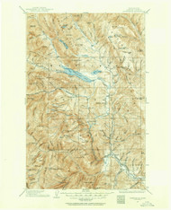 Chiwaukum, Washington 1901 (1956) USGS Old Topo Map Reprint 30x30 WA Quad 240507