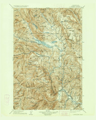 Chiwaukum, Washington 1904 (1934) USGS Old Topo Map Reprint 30x30 WA Quad 240511
