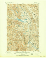 Chiwaukum, Washington 1904 (1950) USGS Old Topo Map Reprint 30x30 WA Quad 240513