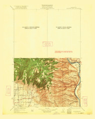 Colockum Pass, Washington 1922 (1922) USGS Old Topo Map Reprint 30x30 WA Quad 240602