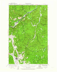 Colville, Washington 1929 (1963) USGS Old Topo Map Reprint 30x30 WA Quad 240615
