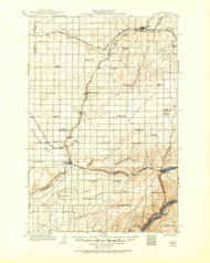 Connell, Washington 1916 (1916) USGS Old Topo Map Reprint 30x30 WA Quad 240638