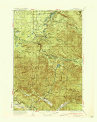 Eatonville, Washington 1937 (1937) USGS Old Topo Map Reprint 30x30 WA Quad 240941