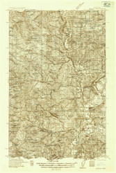 Marcus, Washington 1927 (1936) USGS Old Topo Map Reprint 30x30 WA Quad 242184