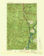 Marcus, Washington 1942 (1942) USGS Old Topo Map Reprint 30x30 WA Quad 242185