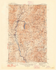 Metaline, Washington 1942 (1948) USGS Old Topo Map Reprint 30x30 WA Quad 242312