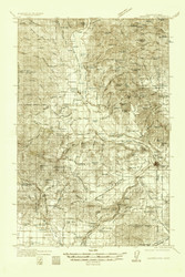 Newport, Washington 1936 (1936) USGS Old Topo Map Reprint 30x30 WA Quad 242810