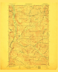 Osoyoos, Washington 1904 (1913) USGS Old Topo Map Reprint 30x30 WA Quad 243022