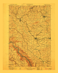 Pullman, Washington 1910 (1910) USGS Old Topo Map Reprint 30x30 WA Quad 243305