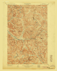 Skykomish, Washington 1905 (1905) USGS Old Topo Map Reprint 30x30 WA Quad 243755