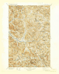 Skykomish, Washington 1905 (1932) USGS Old Topo Map Reprint 30x30 WA Quad 243758