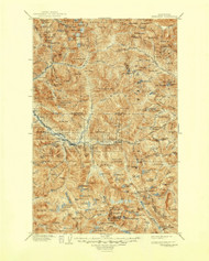 Skykomish, Washington 1905 (1946) USGS Old Topo Map Reprint 30x30 WA Quad 243760
