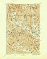 Snoqualmie, Washington 1903 (1923) USGS Old Topo Map Reprint 30x30 WA Quad 243841