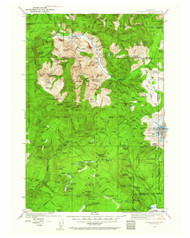 Steamboat Mountain, Washington 1926 (1961) USGS Old Topo Map Reprint 30x30 WA Quad 244009
