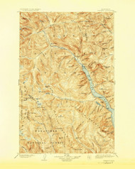 Stehekin, Washington 1904 (1925) USGS Old Topo Map Reprint 30x30 WA Quad 244018