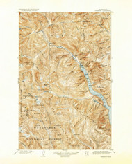 Stehekin, Washington 1904 (1925) USGS Old Topo Map Reprint 30x30 WA Quad 244019