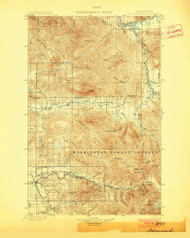 Stilaguamish, Washington 1901 (1904) USGS Old Topo Map Reprint 30x30 WA Quad 244051