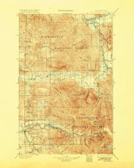 Stilaguamish, Washington 1901 (1915) USGS Old Topo Map Reprint 30x30 WA Quad 244053