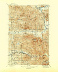 Stilaguamish, Washington 1901 (1946) USGS Old Topo Map Reprint 30x30 WA Quad 244058