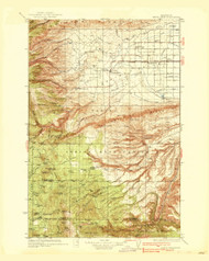White Swan, Washington 1937 (1937) USGS Old Topo Map Reprint 30x30 WA Quad 244668