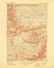 White Swan, Washington 1937 (1937) USGS Old Topo Map Reprint 30x30 WA Quad 244670