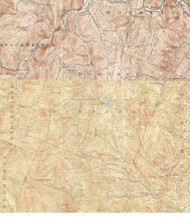 Barnard VT 1911-1926 USGS Old Topo Map - Town Composite Windsor Co.