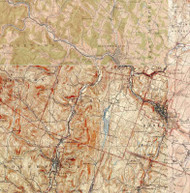 Belin VT 1924 USGS Old Topo Map - Town Composite Washington Co.