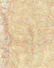 Bridgewater VT 1893-1911 USGS Old Topo Map - Town Composite Windsor Co.
