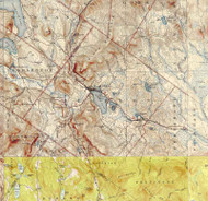 Brighton VT 1925-1951 USGS Old Topo Map - Town Composite Essex Co.
