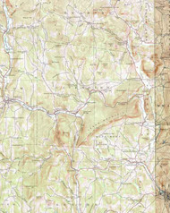 Cavenwish VT 1929 USGS Old Topo Map - Town Composite Windsor Co.
