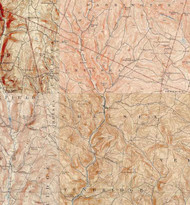 Chelsea VT 1896-1948 USGS Old Topo Map - Town Composite Orange Co.
