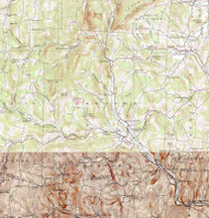 Chester VT 1929-1933 USGS Old Topo Map - Town Composite Windsor Co.