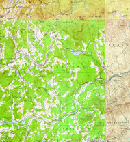 Concord VT 1932-1951 USGS Old Topo Map - Town Composite Essex Co.