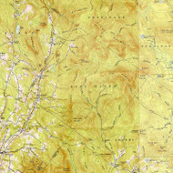 East Haven VT 1951 USGS Old Topo Map - Town Composite Essex Co.