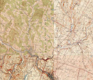 East Montpelier VT 1921-1943 USGS Old Topo Map - Town Composite Washington Co.
