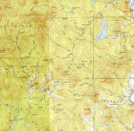Granby VT 1933-1951 USGS Old Topo Map - Town Composite Essex Co.