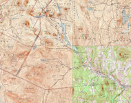 Groton VT 1935-1948 USGS Old Topo Map - Town Composite Caledonia Co.
